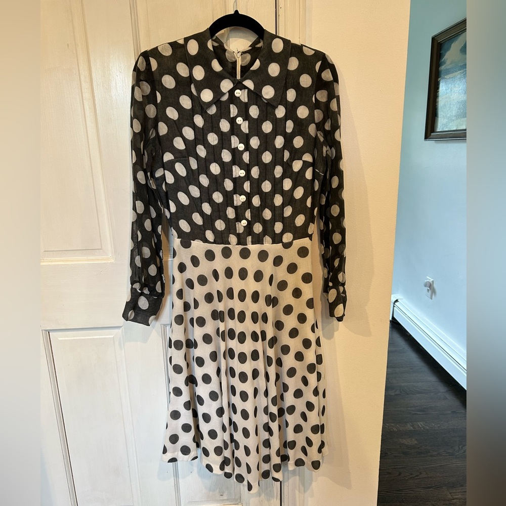 Vintage Sears Roebeck and Co. Hand-sewn Day Dress